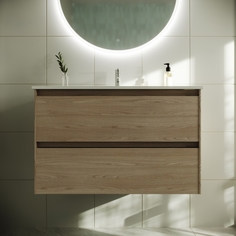 Тумба с раковиной Sancos Cento 80 карпатская ель, CN80KE+CN7005