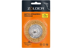 Щетка-крацовка Zolder Z-600-0675 чашка мягкая 75 мм шпилька 6 мм /120