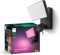 Камера видеонаблюдения Philips Hue Secure Floodlight outdoor camera черная (929003608801)