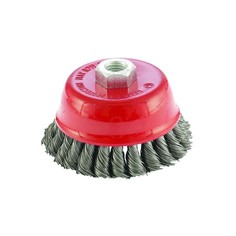 Корщетка-чашка 75 мм для УШМ Elitech 1820.074400, крученая проволока