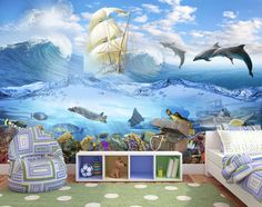 Фотообои ARTDELUXE KIDS Подводный мир флизелиновые 300х200см