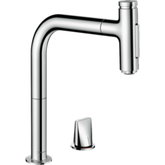 Смеситель для кухонной мойки hansgrohe Metris Select M71 200, 73819000,хром