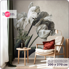 Фотообои на стену флизелиновые 3d Bartonwall Цветы Тюльпаны 200х270 см F09302-B