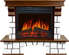 Электрокамин Royal Flame Porto орех с очагом Jupiter FX New
