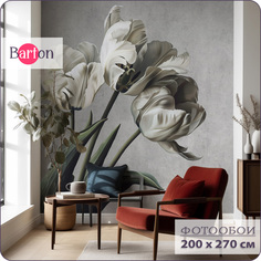 Фотообои на стену флизелиновые 3d Bartonwall Цветы Тюльпаны 200х270 см F09302-G