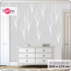 Фотообои флизелиновые 3d Bartonwall Растения Листья 300x270 см M12703-W