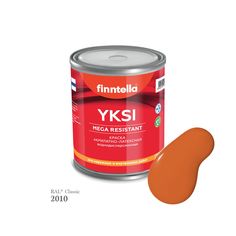 Краска-консилер с эффектом бархата YKSI, ультраматовая, цвет RAL2010 , 0,9л Finntella