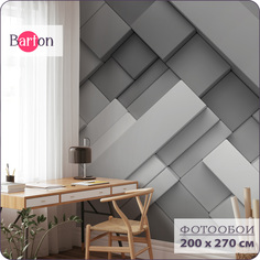 Фотообои флизелиновые 3d Bartonwall Геометрия 200х270 см M05102-G