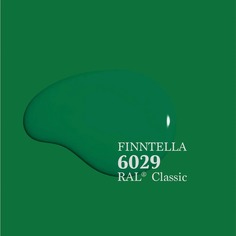 Краска-консилер с эффектом бархата YKSI, ультраматовая, цвет RAL6029 , 0,9л Finntella