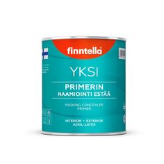 Маскирующий грунт-праймер консилер YKSI Primerin estaa, 0,9л Finntella