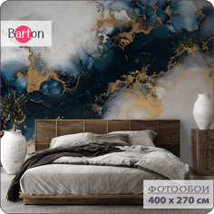 Фотообои флизелиновые 3d Bartonwall Абстракция Мрамор 400х270 см M12504-C