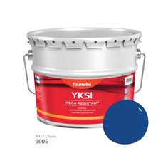 Краска-консилер с эффектом бархата YKSI, ультраматовая, цвет RAL5005 , 9л Finntella