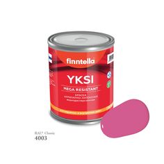 Краска-консилер с эффектом бархата YKSI, ультраматовая, цвет RAL4003 , 0,9л Finntella