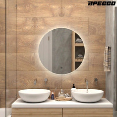 Зеркало Apeggo Adela Led D800 холодная подсветка, бесконтактный сенсор
