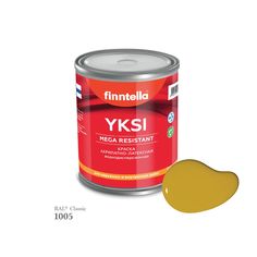 Краска-консилер с эффектом бархата YKSI, ультраматовая, цвет RAL1005 , 0,9л Finntella
