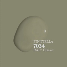 Краска-консилер с эффектом бархата YKSI, ультраматовая, цвет RAL7034 , 9л Finntella