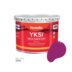 Краска-консилер с эффектом бархата YKSI, ультраматовая, цвет RAL4006 , 2,7л Finntella