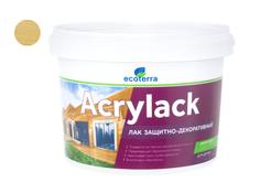 Лак защитно-декоративный водный ECOTERRA сосна 2,5 кг /6