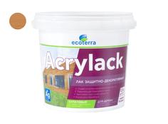 Лак защитно-декоративный водный ECOTERRA калужница 0,9 кг /12