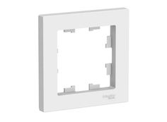 Рамка электроустановочная Systeme Electric / Систем Электрик AtlasDesign ATN000101 белая,