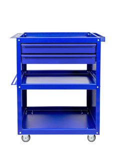 Тележка для инструментов на колесах Hard Steel с 6 ящиками, 70*45*82 см, серая