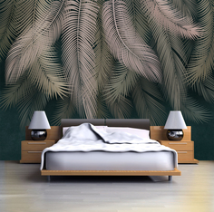 Фотообои ARTDELUXE TROPIC Тропические листья пальмы флизелиновые 300х230см