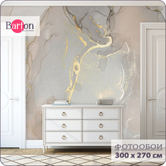Фотообои флизелиновые 3d Bartonwall Мрамор Флюид 300х270 см M18103