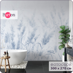 Фотообои на стену флизелиновые 3d Bartonwall Колосья пшеницы Птицы 300х270 см N15903-C