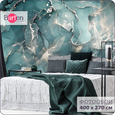 Фотообои флизелиновые 3d Bartonwall Мрамор Флюид 400х270 см M17504
