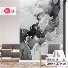 Фотообои флизелиновые 3d Bartonwall Мрамор Флюид 200х270 см M19802-W
