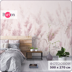 Фотообои на стену флизелиновые 3d Bartonwall Колосья пшеницы Птицы 500х270 см N15905-P