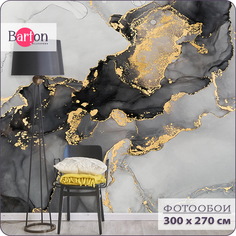 Фотообои флизелиновые 3d Bartonwall Мрамор Флюид 300х270 см M19803-Y