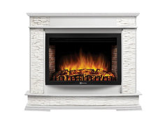 Electrolux Scala 25 с очагом EFP/P-2520LS камень сланец скалистый белый, шпон белый дуб