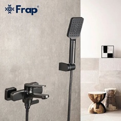 Смеситель для ванны Frap F3262-9x оружейная сталь