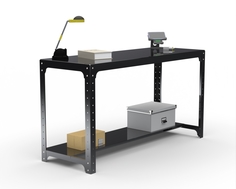 Стол металлический Metalex серия KIT 750х1300х600 (одна полка) (черный)