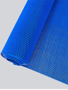 Коврик противоскользящий для бассейна и бани CARPET&HOME 90см*600см СИНИЙ