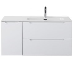 Тумба с раковиной BelBagno Etna 100-BB1000ETL-R Bianco Lucido