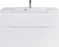 Тумба с раковиной BelBagno Marino H100 bianco lucido