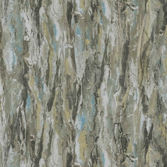 Обои Decori-Decori Carrara 2 83685 (1,06х10,05) Серый/Бирюзовый/Бежевый, Мрамор Decori&Decori