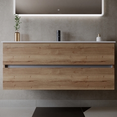 Тумба с раковиной Sancos Urban 120-1 UR120-1EG+CN7006 дуб галифакс натуральный