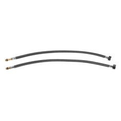Подводка гибкая для смесителя ZEIN, фибро-нейлон, 1/2", М10, 50 см, набор 2 шт, черная