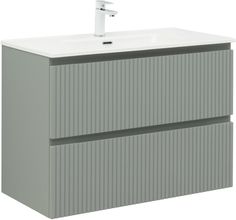 Тумба под раковину Aquanet Джейн (Flat) 90 мисти грин