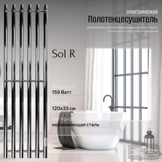 Полотенцесушитель электрический Primoclima Sol R E Inox 120x30 6