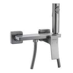 Гигиенический душ со смесителем Shevanik S6105T-1, оружейная сталь