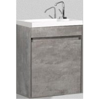 Тумба под раковину BelBagno Pietra Mini 46 PIETRA MINI-460-1A-SO-SCM-R подвесная Stucco Ce
