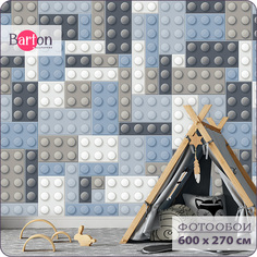 Фотообои флизелиновые 3d Bartonwall Детские Лего K23006-C 600х270 см