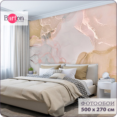 Фотообои флизелиновые 3d Bartonwall Мрамор Флюид 500х270 см M05805