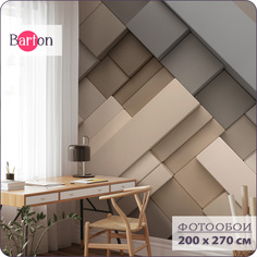 Фотообои флизелиновые 3d Bartonwall Геометрия 200х270 см M05102-B