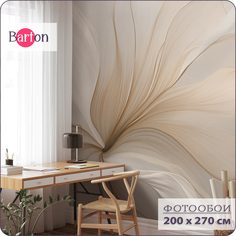 Фотообои флизелиновые 3d Bartonwall Абстракция Цветы 200х270 см M24002