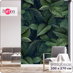 Фотообои флизелиновые 3d Bartonwall Растения Листья 200х270 см M17402